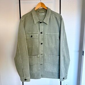 Organic Cotton Garment-Dyed Chore Coat